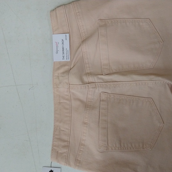 NEW! Skinnygirl Pull-On Mid-Rise Crop Skinny Jeans, Rose Quartz - TALL - Picture 6 of 15
